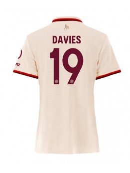 Billige Bayern Munich Alphonso Davies #19 Tredjedrakt Dame 2024-25 Kortermet